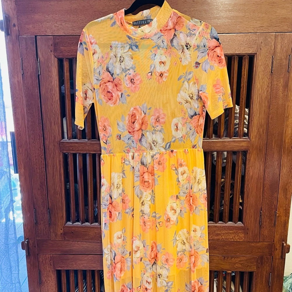Sheer slip dress